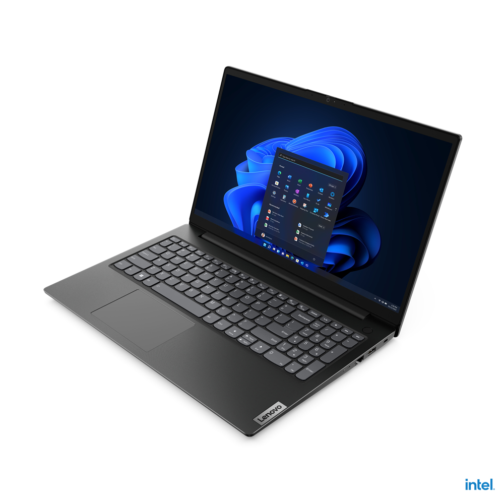 Lenovo V V15 Computer portatile 39,6 cm (15.6") Full HD Intel® Core™ i5 i5-12500H 8 GB DDR4-SDRAM 512 GB SSD Wi-Fi 6 (802.11ax) Windows 11 Home Nero con 3 anni di garanzia Lenovo