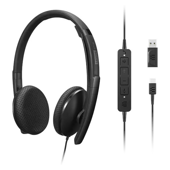 Cuffie VoIP cablate Lenovo (Teams) - 4XD1M45626